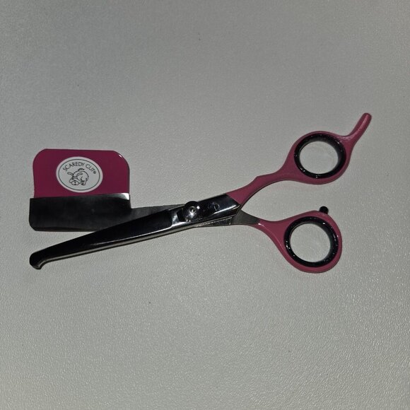 Scaredy Cut Gentle Pet Grooming Kit for Dogs Cats Pets Pink With Scissors Bag NT - Picture 7 of 10